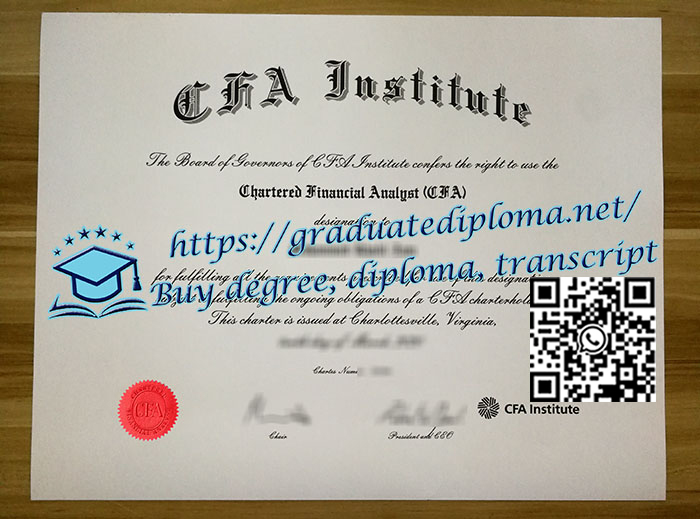 CFA-certificate