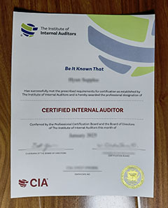 CIA certificate