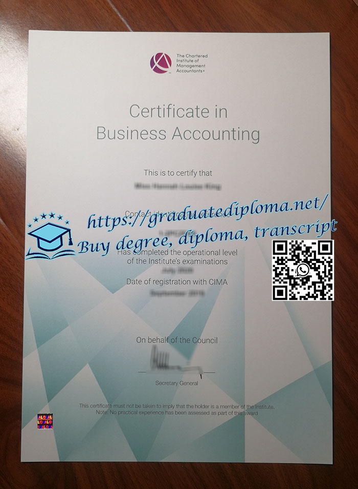 CIMA Certificate in Business Accounting