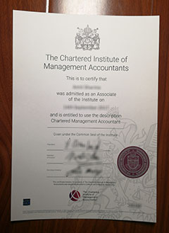 CIMA certificate