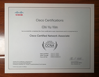 CISCO CCNA certificate