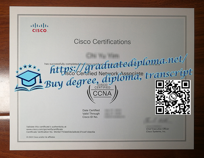 CISCO CCNA certificate