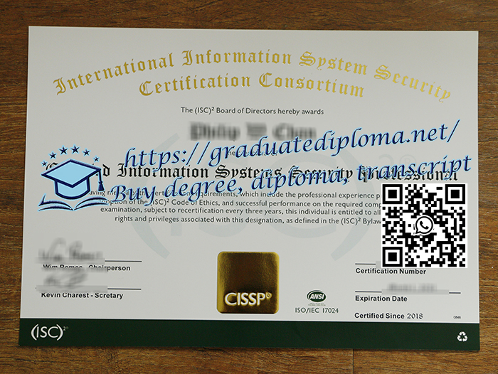 CISSP certificate