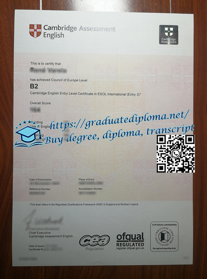 Cambridge-B2-certificate