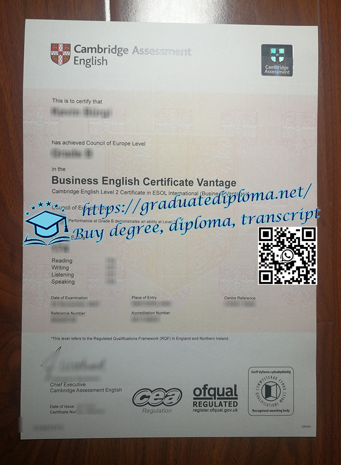 Cambridge Business English Certificate