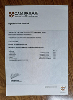 Cambridge Higher School certificate