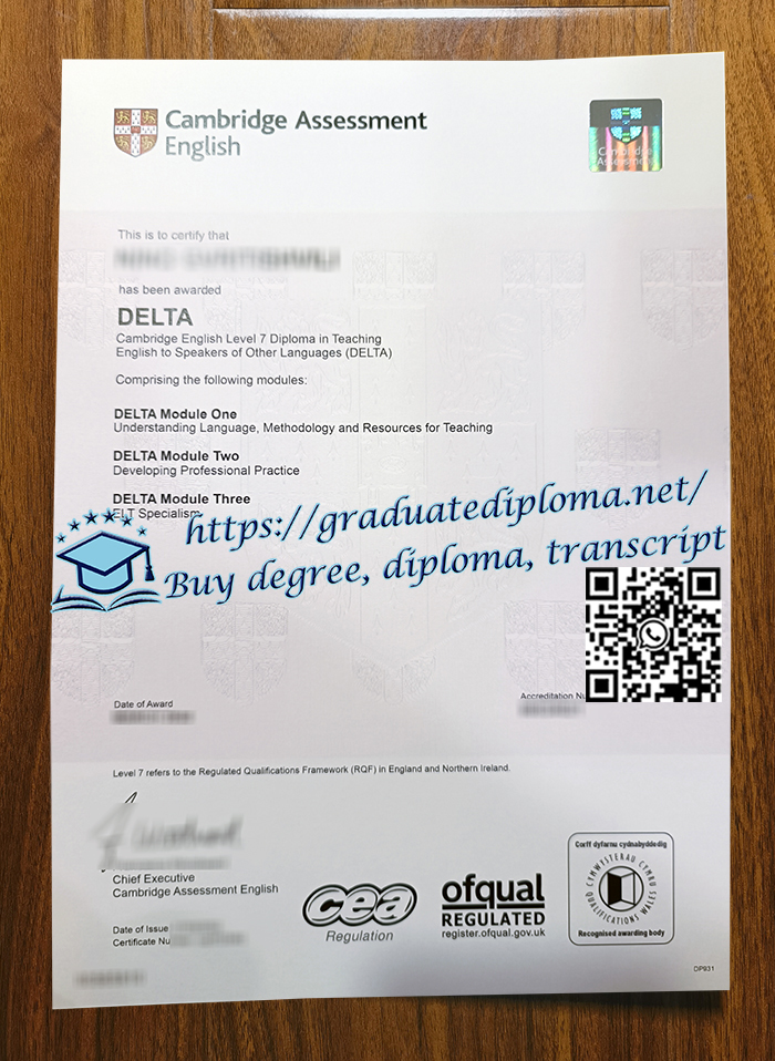 DELTA-certificate