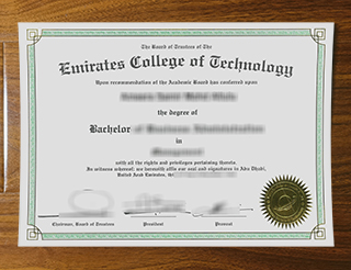 Emirates College of Technology degree