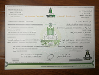 King Abdulaziz University degree