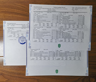 King Saud University transcript