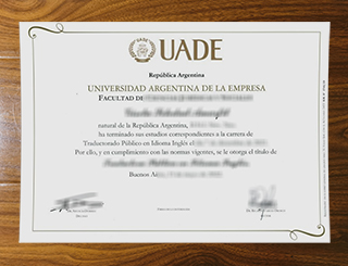 Universidad Argentina de la Empresa degree