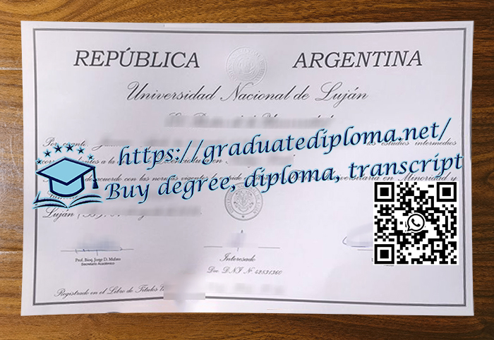 Universidad Nacional Luján diploma