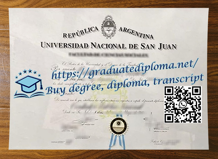 Universidad Nacional de San Juan diploma