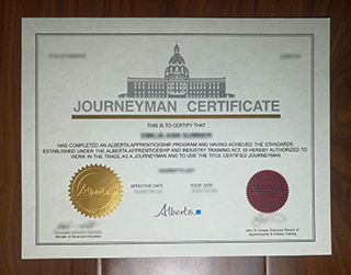 Alberta Journeyman Certificate