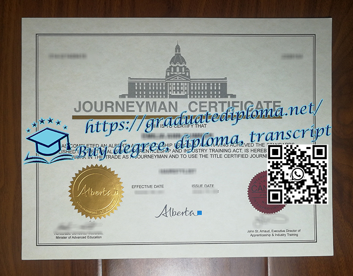 Alberta Journeyman Certificate