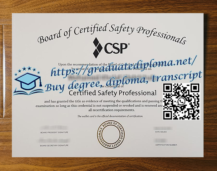 CSP certificate