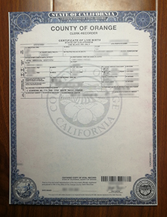 California Birth Certificate