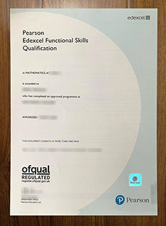 Edexcel Functional Skills Math Level 2 certificate