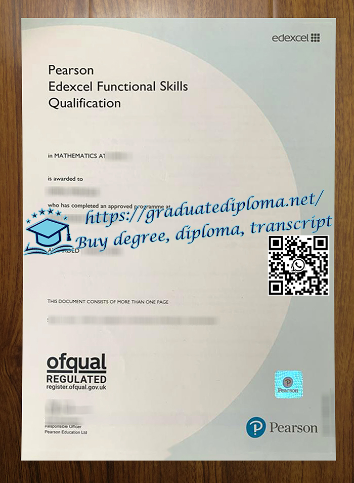 Edexcel Functional Skills Math Level 2 certificate