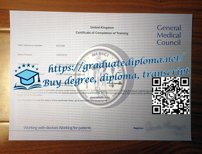 GMC-certificate