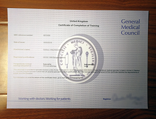 GMC certificate