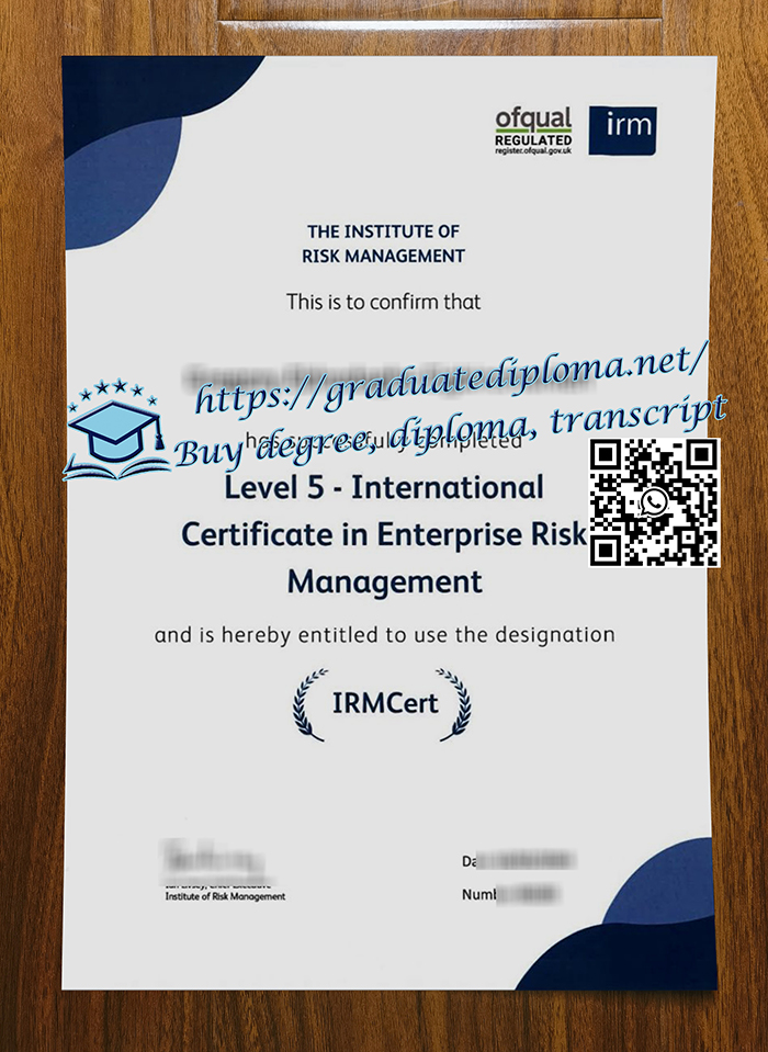 IRM certificate