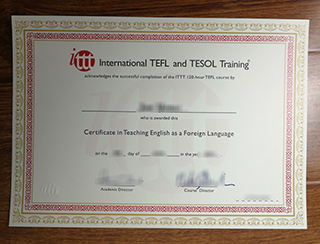 ITTT TEFL certificate