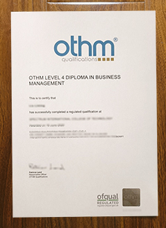 OTHM Level 4 diploma