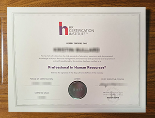 HRCI PHR certificate