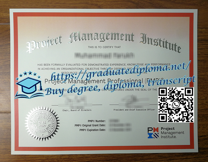 PMP certificate