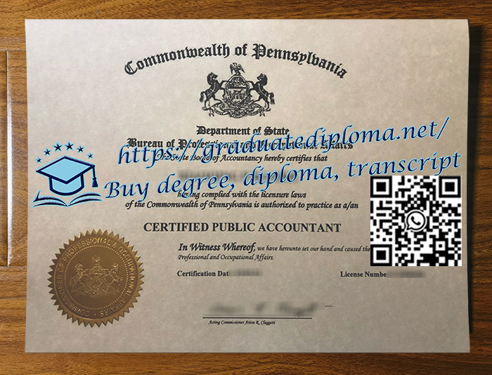 Penn-CPA-certificate