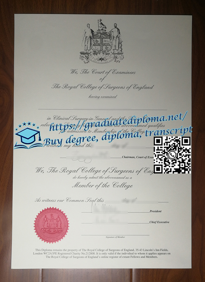 RCS-England-certification