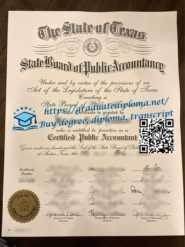 Texas-CPA-certificate