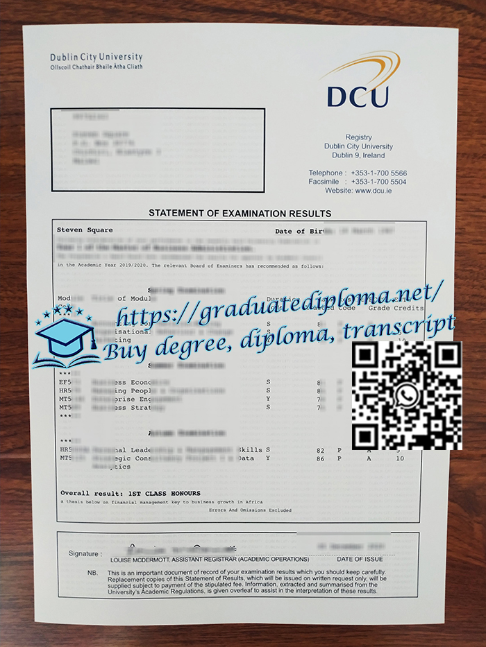 Dublin-City-University-transcript
