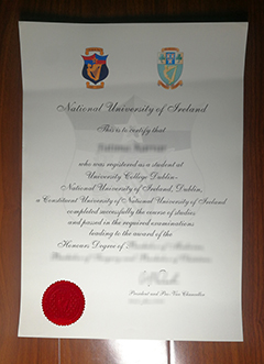 University College Dublin diploma