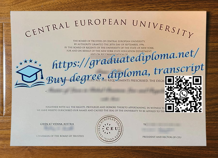 Central European University degree