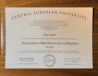 Central European University diploma