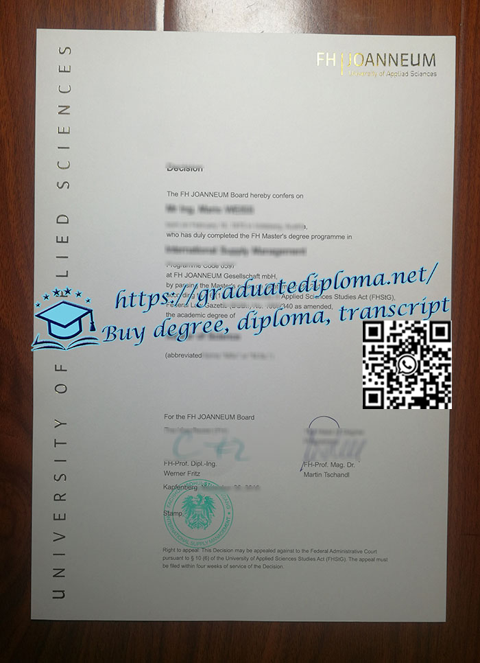 FH-Joanneum-degree