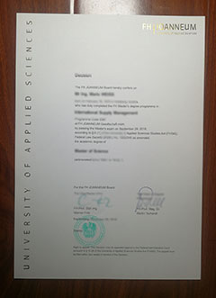 FH Joanneum diploma