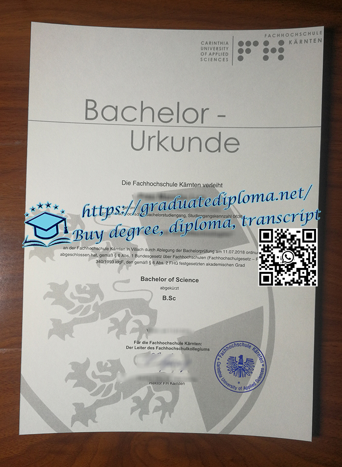 Fachhochschule Karnten degree