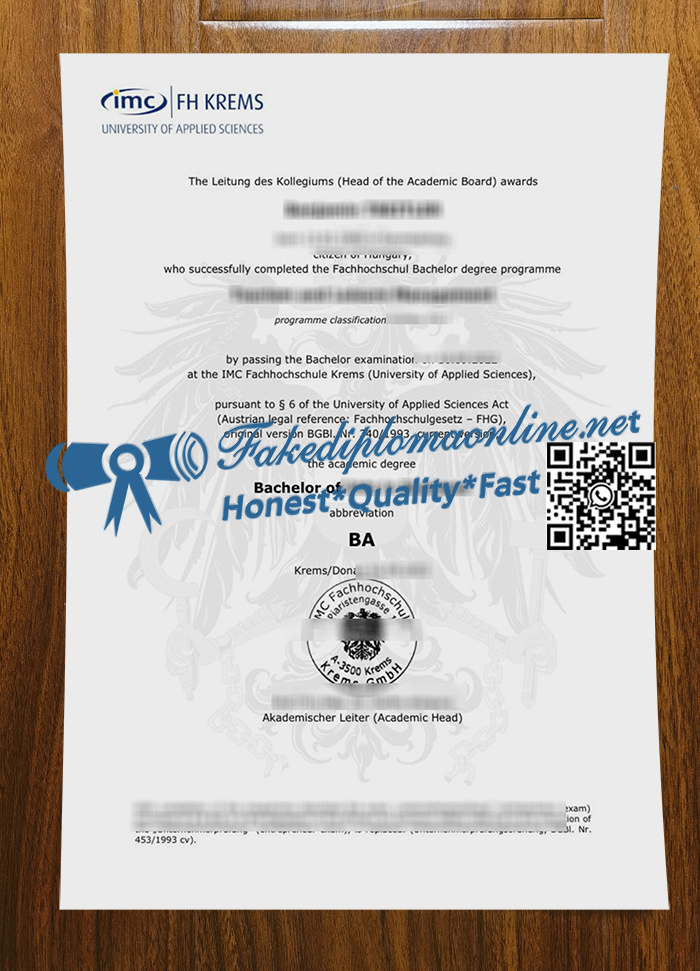 IMC-Fachhochschule-Krems-degree