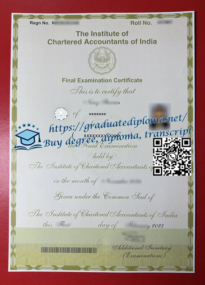 Institute-of-Chartered-Accountants-of-India-certificate