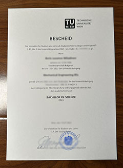 Technische Universität Wien diploma