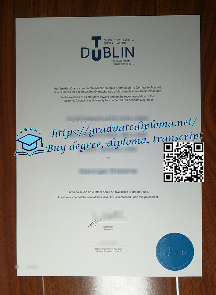 Technological-University-Dublin-diploma