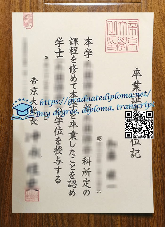 Teikyo University degree