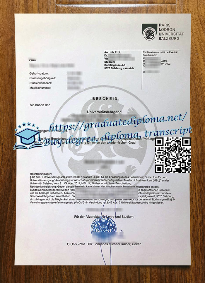 Universitat-Salzburg-diploma