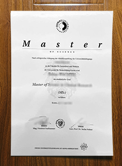 Universität für Weiterbildung Krems diploma