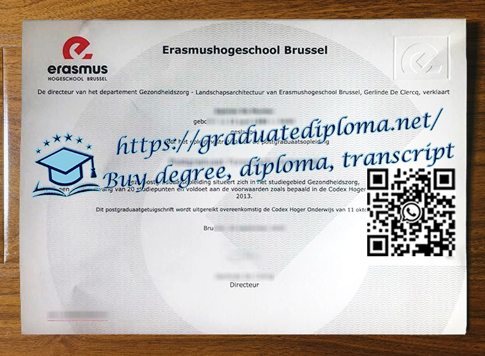 Erasmushogeschool-Brussel-diploma