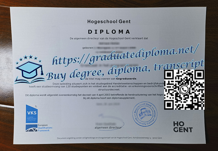 Hogeschool-Gent-diploma