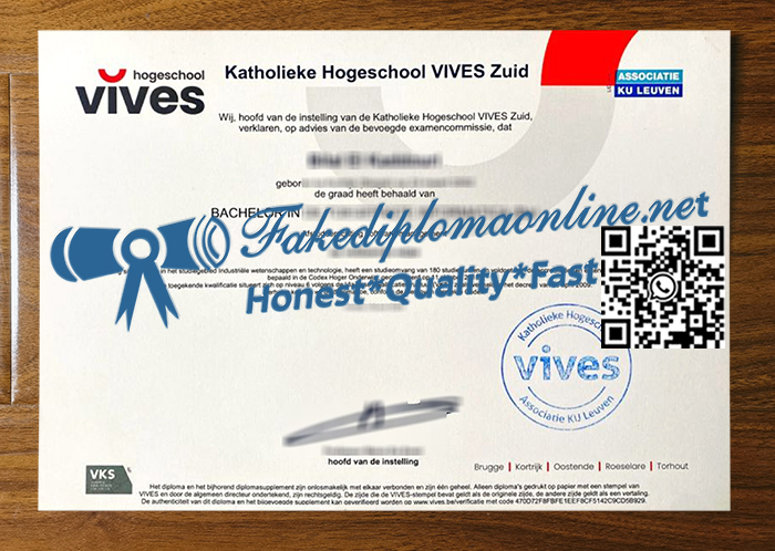 Hogeschool-VIVES-degree